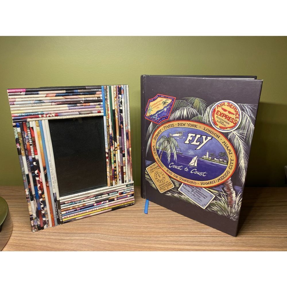 ✈️✈️TRAVEL✈️✈️✈️ journal and photo frame